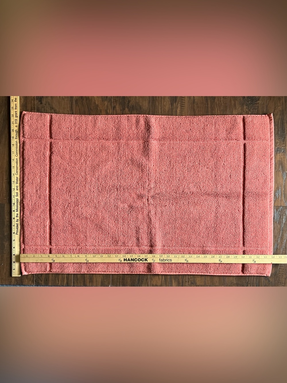 Martex Elegance Fabrics Mauve Pink Bath Mat new without tags